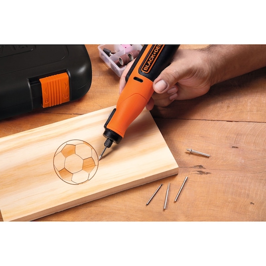 Herramienta Rotativa 8V con 35 Acc y Estuche