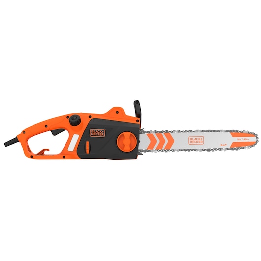 BLACK+DECKER corded chainsaw with 40cm bar length
