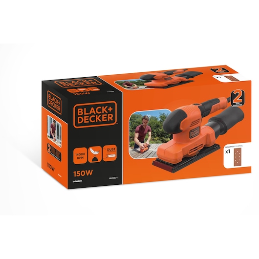 Lijadora Orbital 150W Hoja 1/3