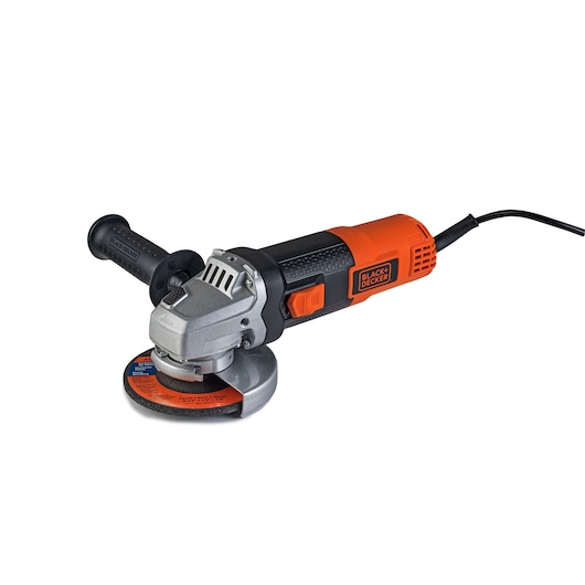 White clean background with front view of the grinder G720N. View from the top
