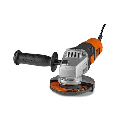 White clean background with front view of the grinder G720N. View of front