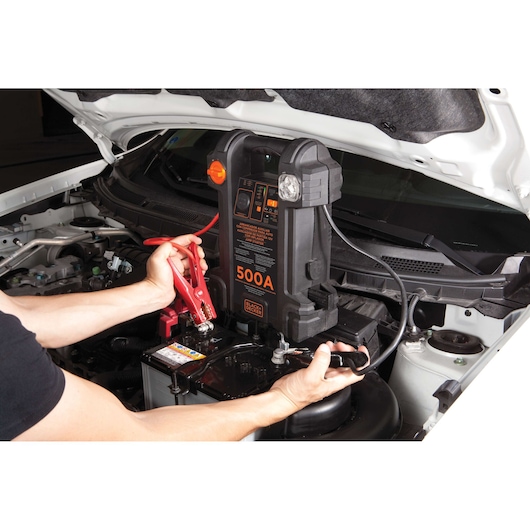 Arrancador Auxiliar para Auto con Compresor 500A