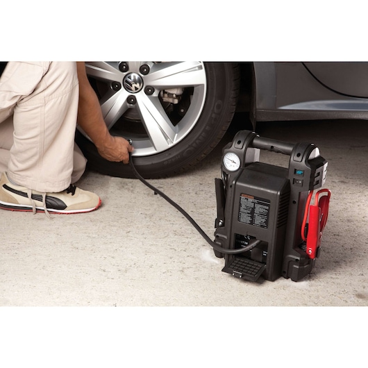 Arrancador Auxiliar para Auto con Compresor 500A